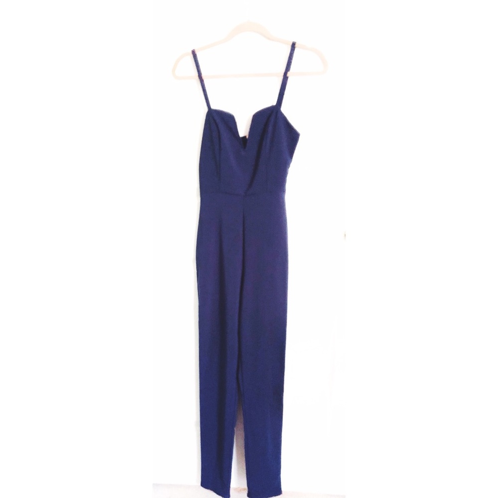*NWT* Navy Blue Jumpsuit with Zipper